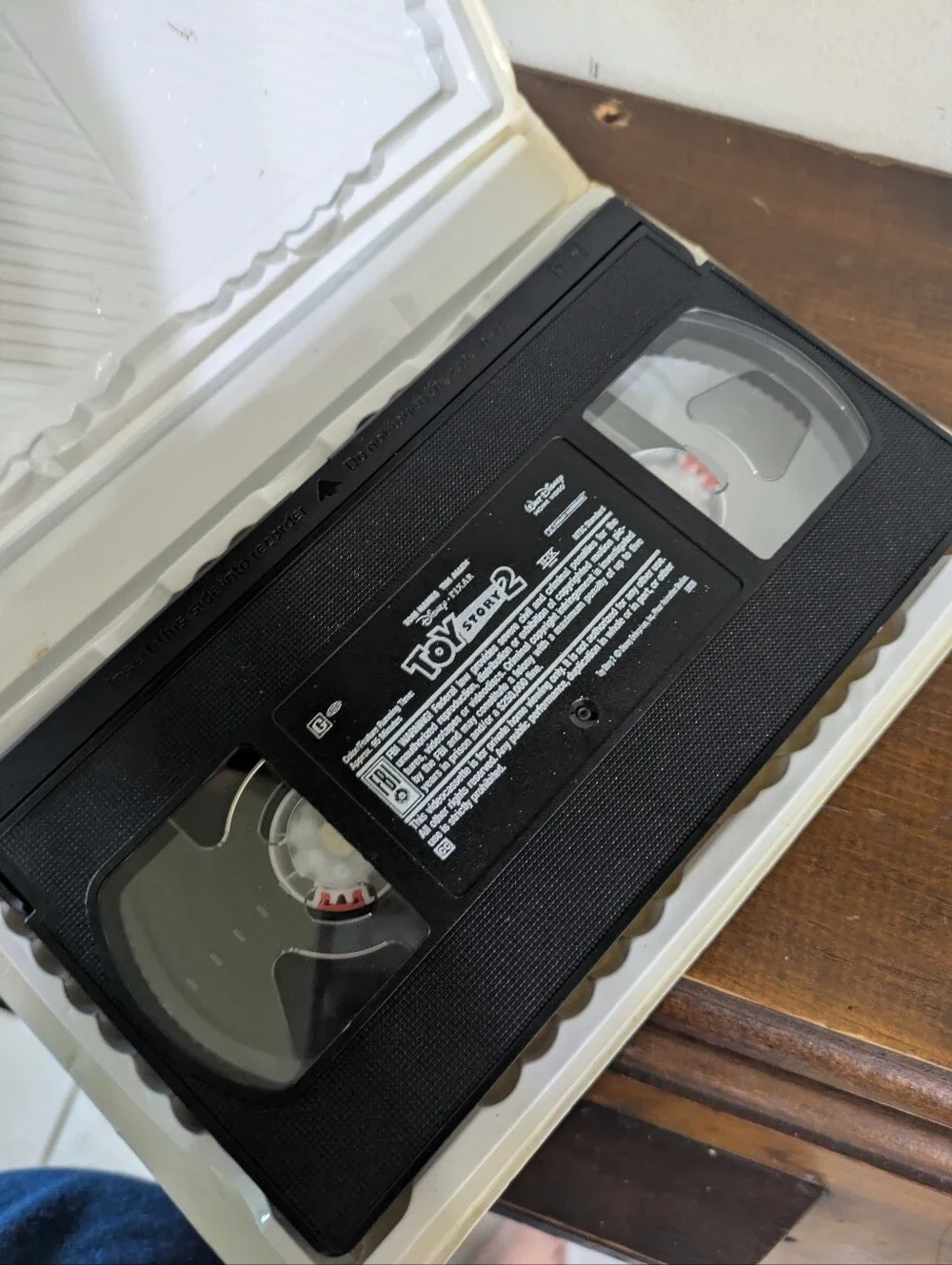 Disney Pixar Toy Story 2 VHS (2000) Original White Clamshell Case Vintage Movie